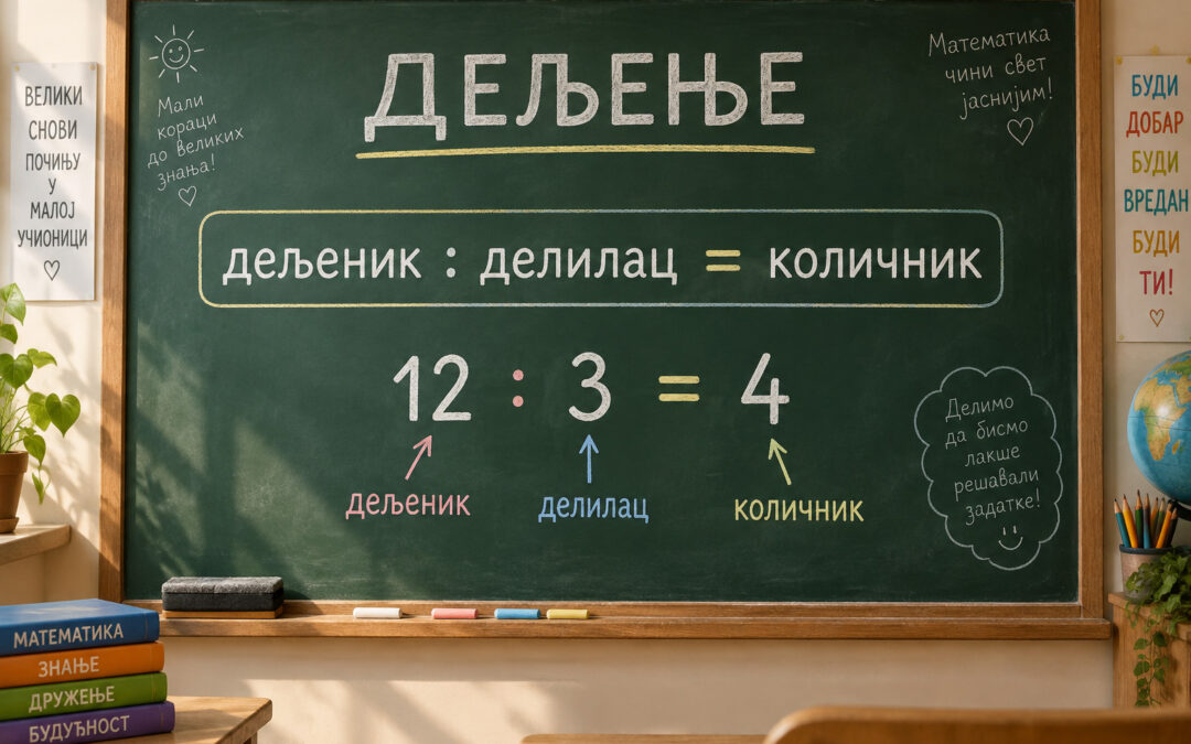 Deljenje – matematička vežba