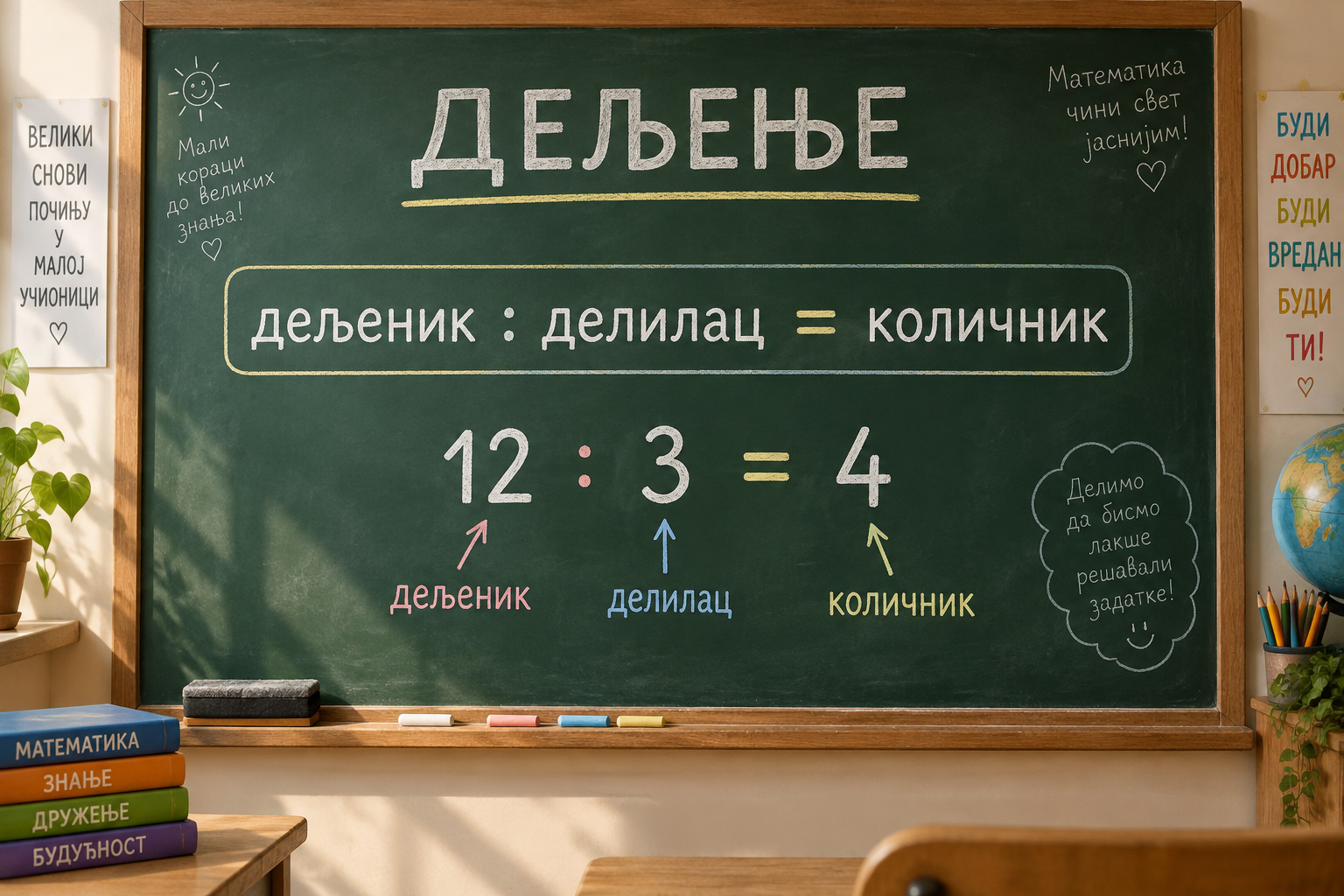 Deljenje – matematička vežba
