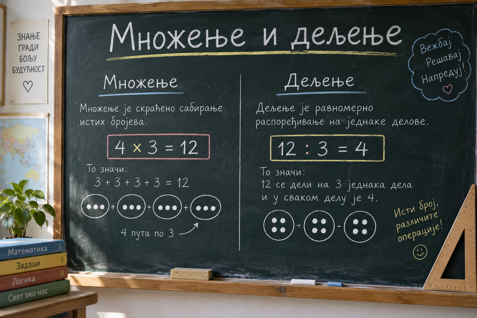 Množenje i deljenje – matematička vežba